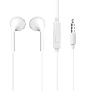 Dudao X10S wired in-ear headphones 3.5mm mini jack 1.15m - whiteeng