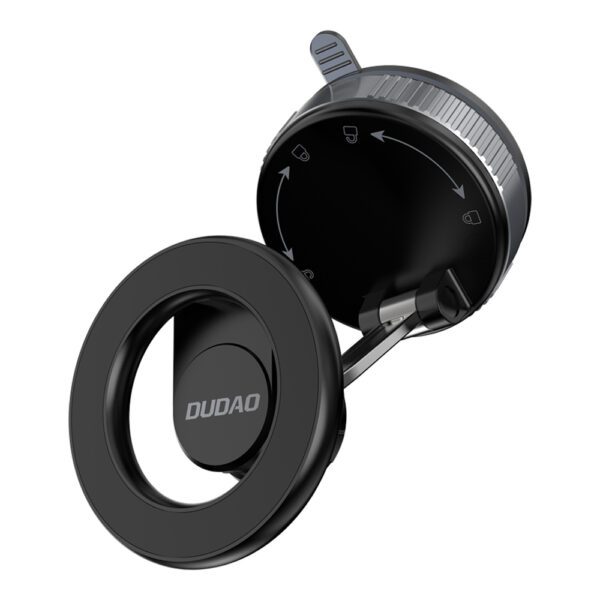 Dudao F24X MagSafe Compatible Car Holder with Suction Cup - Blackeng