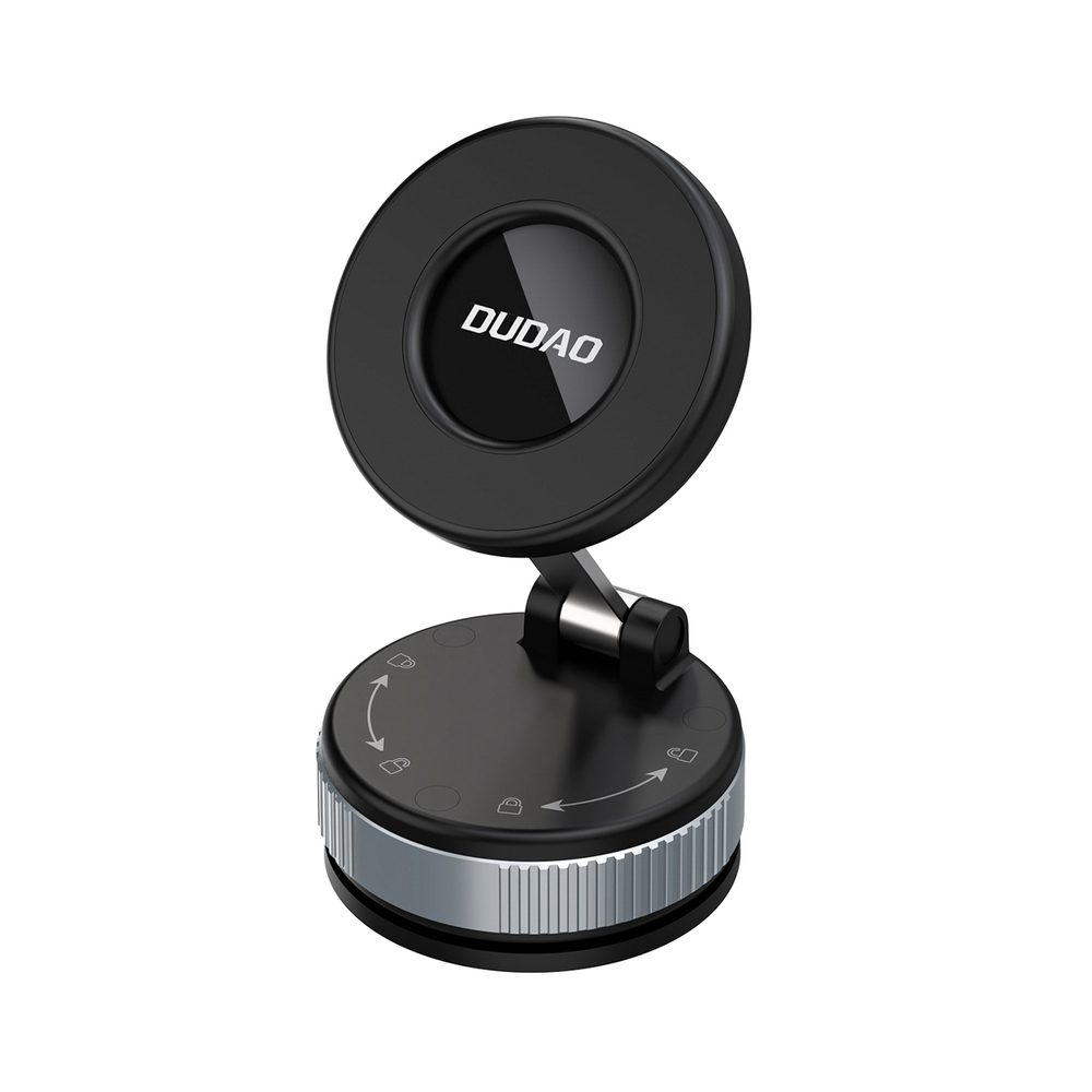 204531_1 Dudao F24PRO MagSafe Compatible Car Holder with Suction Cup for Windshield or Dashboard - Blackeng