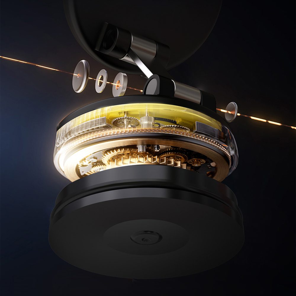 204531_5 Dudao F24PRO MagSafe Compatible Car Holder with Suction Cup for Windshield or Dashboard - Blackeng