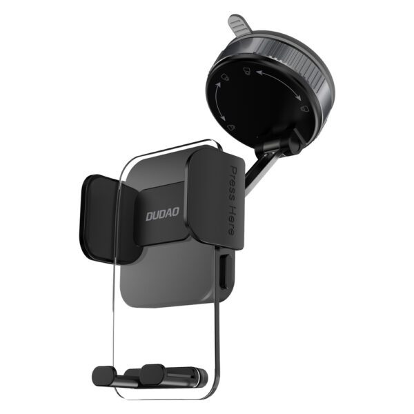 Dudao F24PLUS Car Holder with Suction Cup for Dashboard - Blackeng