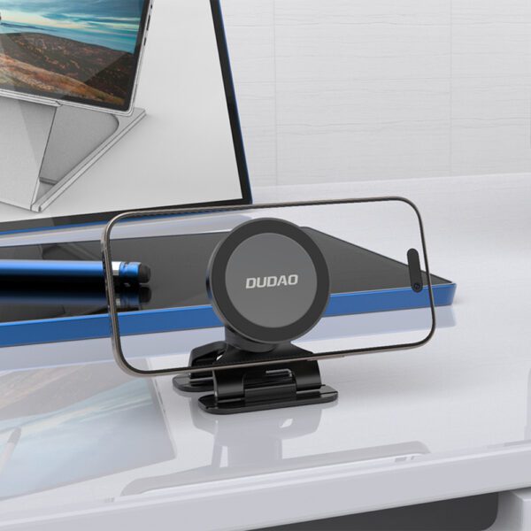 Dudao F25 MagSafe-compatible car mount for dashboard or windshield - blackeng