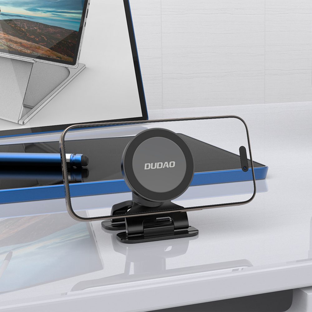 Dudao F25 MagSafe-compatible car mount for dashboard or windshield - blackeng