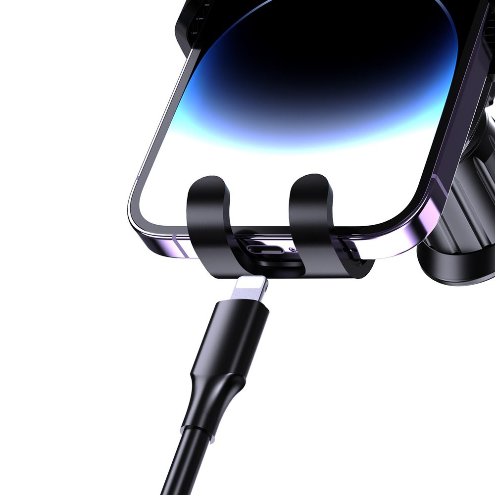 Dudao F5N+ gravity car holder with suction cup for windshield or dashboard - blackeng