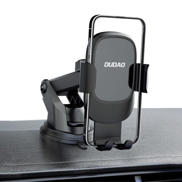 Dudao F5N+ gravity car holder with suction cup for windshield or dashboard - blackeng