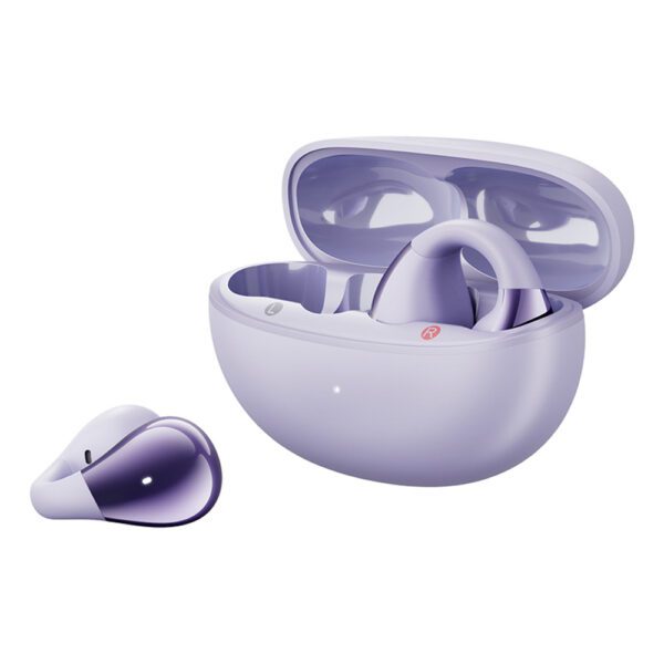 OWS QCY Crossky C30 Earphones with Clip IPX4 Bluetooth 5.4 - Purpleeng