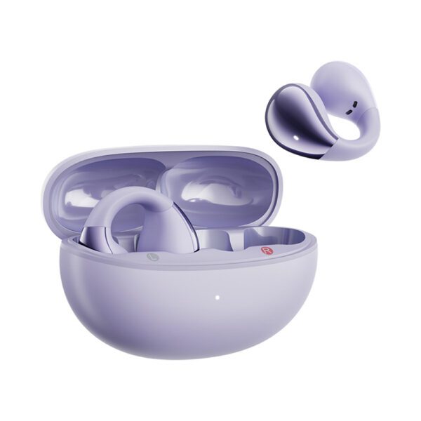 OWS QCY Crossky C30 Earphones with Clip IPX4 Bluetooth 5.4 - Purpleeng