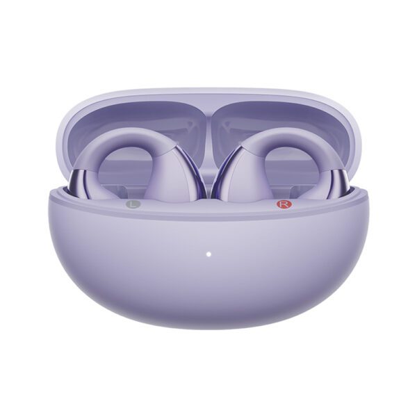 OWS QCY Crossky C30 Earphones with Clip IPX4 Bluetooth 5.4 - Purpleeng