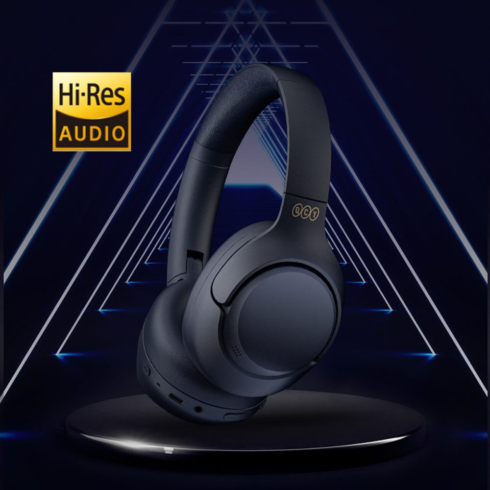 QCY H3 Over-Ear Headphones with ANC and Bluetooth 5.4 - Blackeng