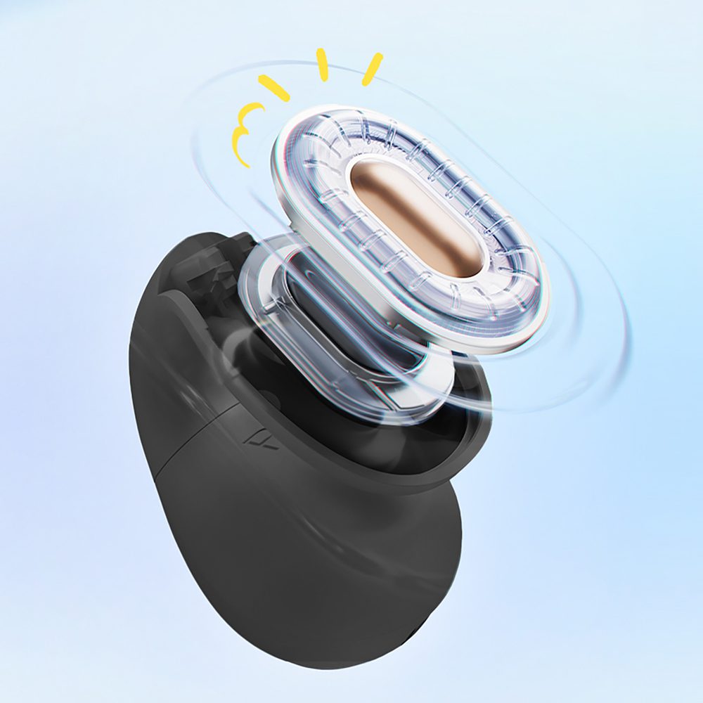 OWS QCY Crossky C10 Earphones with ENC Clip IPX5 Bluetooth 5.4 - Blackeng