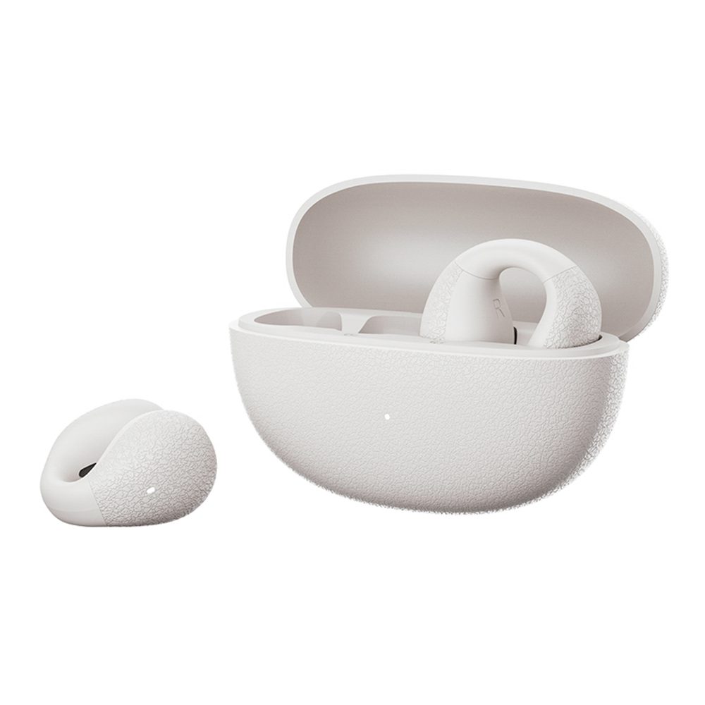 OWS QCY Crossky C10 Earphones with ENC Clip IPX5 Bluetooth 5.4 - Whiteeng