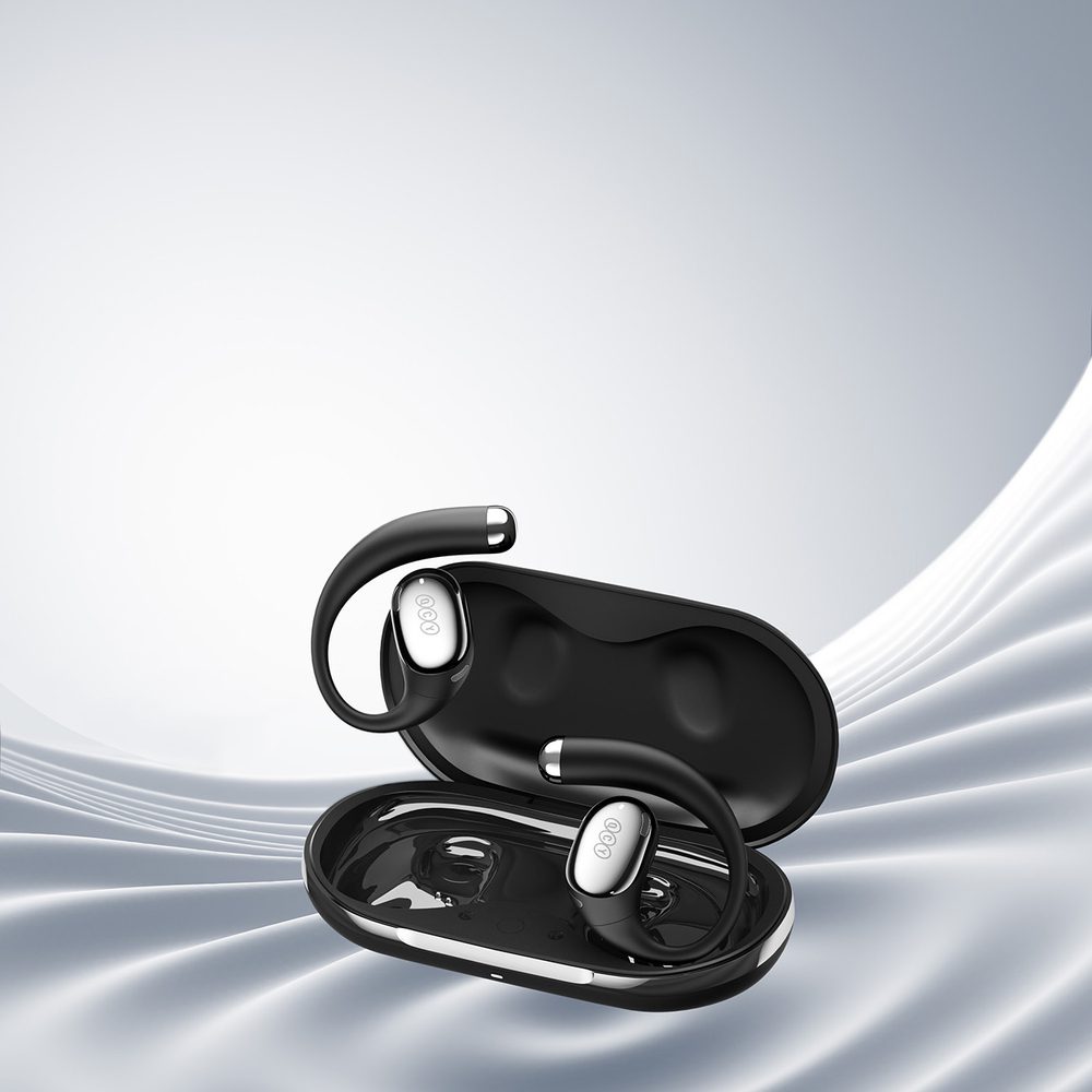 OWS QCY Crossky R70 LDAC IPX5 Headphones with Ear Hooks - Blackeng