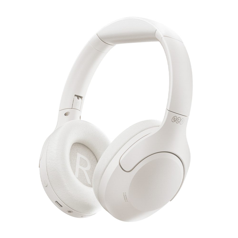 QCY H3 Lite Over-Ear Headphones with ANC and Bluetooth 5.3 - Whiteeng