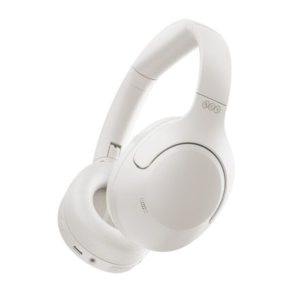 QCY H3 Lite Over-Ear Headphones with ANC and Bluetooth 5.3 - Whiteeng