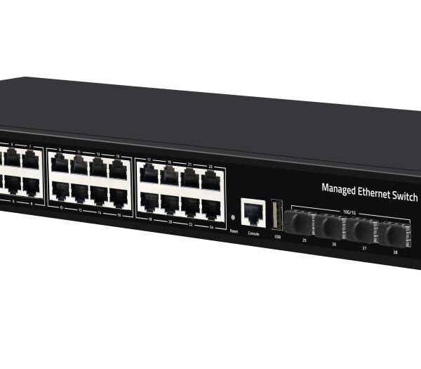 CUDY GS5024S4 24-PORT LAYER 3 MANAGED GIGABIT SWITCH WITH 4 10G SFP SLOTS