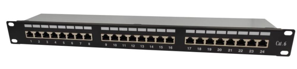 NG PATCH PANEL CAT6 FTP, 1U, 24 PORTS