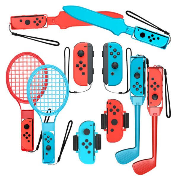 Nintendo Switch Sports 10-in-1 Family Accessory Pack - Red and Blueeng