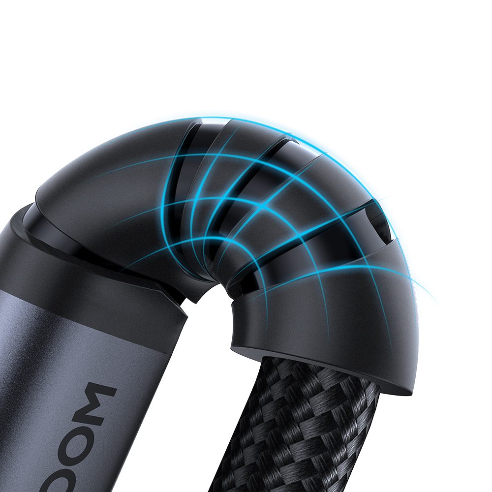 208166_3 Joyroom Audio Transfer Series SY-A07 Mini Jack 3.5mm/USB-C Cable 1.2m - Blackeng