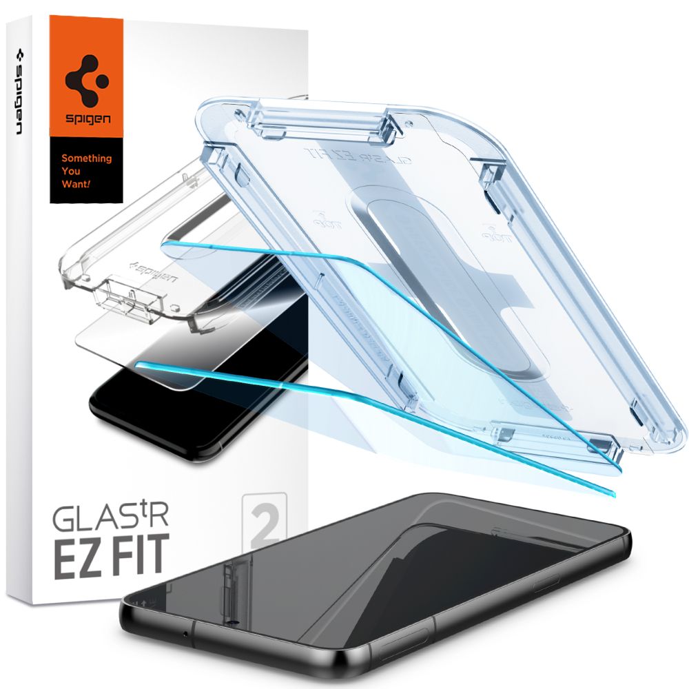 Spigen Glas.tR EZ Fit Tempered Glass for Samsung Galaxy S23 - 2 pcs.eng