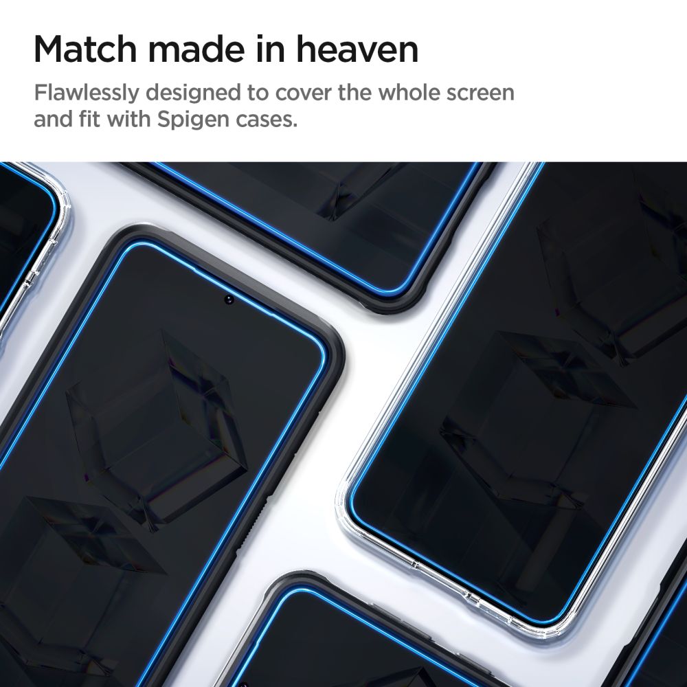 Spigen Glas.tR EZ Fit Tempered Glass for Samsung Galaxy S23 - 2 pcs.eng