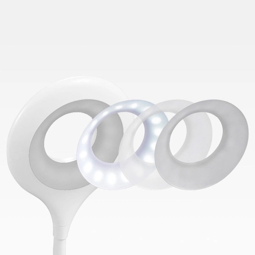 Mini Wozinsky Wireless LED Reading Lamp with Clip + USB-C Cable - Whiteeng