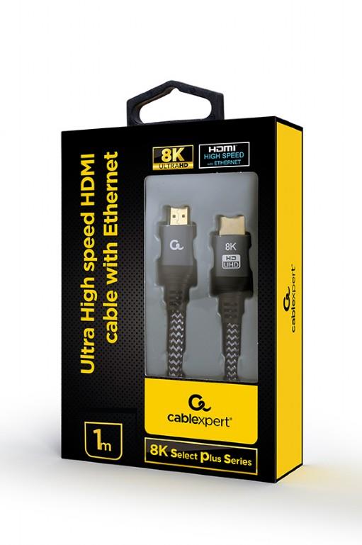 21526 CABLEXPERT PREMIUM ΚΑΛΩΔΙΟ HDMI 2.1, 8K, 60Hz, 1M