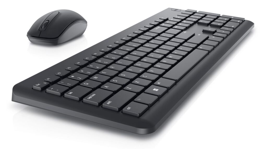 DELL ΑΣΥΡΜΑΤΟ SET KM3322W ΠΛΗΚΤΡΟΛΟΓΙΟ - ΠΟΝΤΙΚΙ ΜΑΥΡΟ