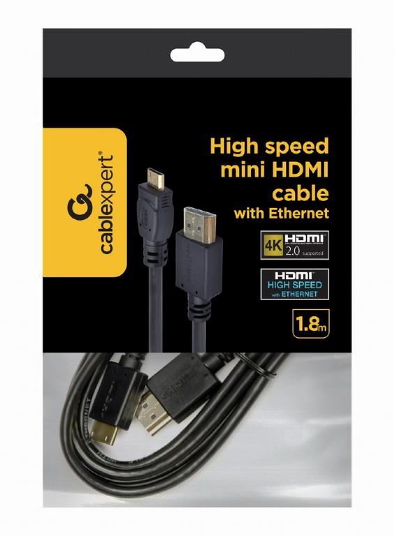21614 CABLEXPERT ΚΑΛΩΔΙΟ HDMI to MINI HDMI v1.4 1.8m
