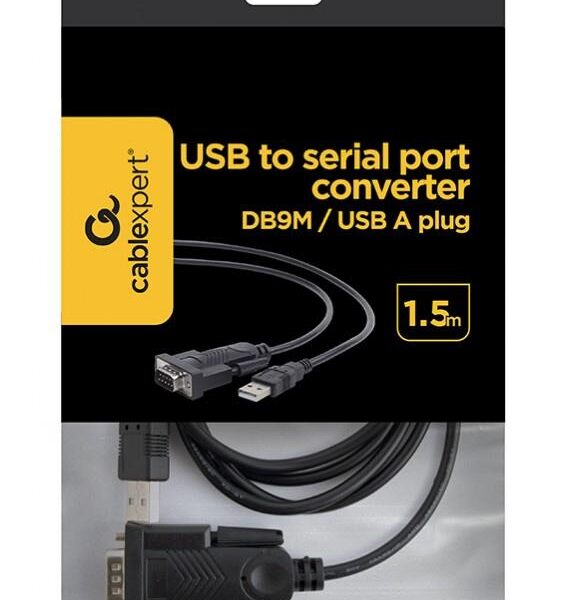 CABLEXPERT ΚΑΛΩΔΙΟ ΜΕΤΑΤΡΟΠΗΣ USB ΣΕ DB9M SERIAL PORT 1.5m