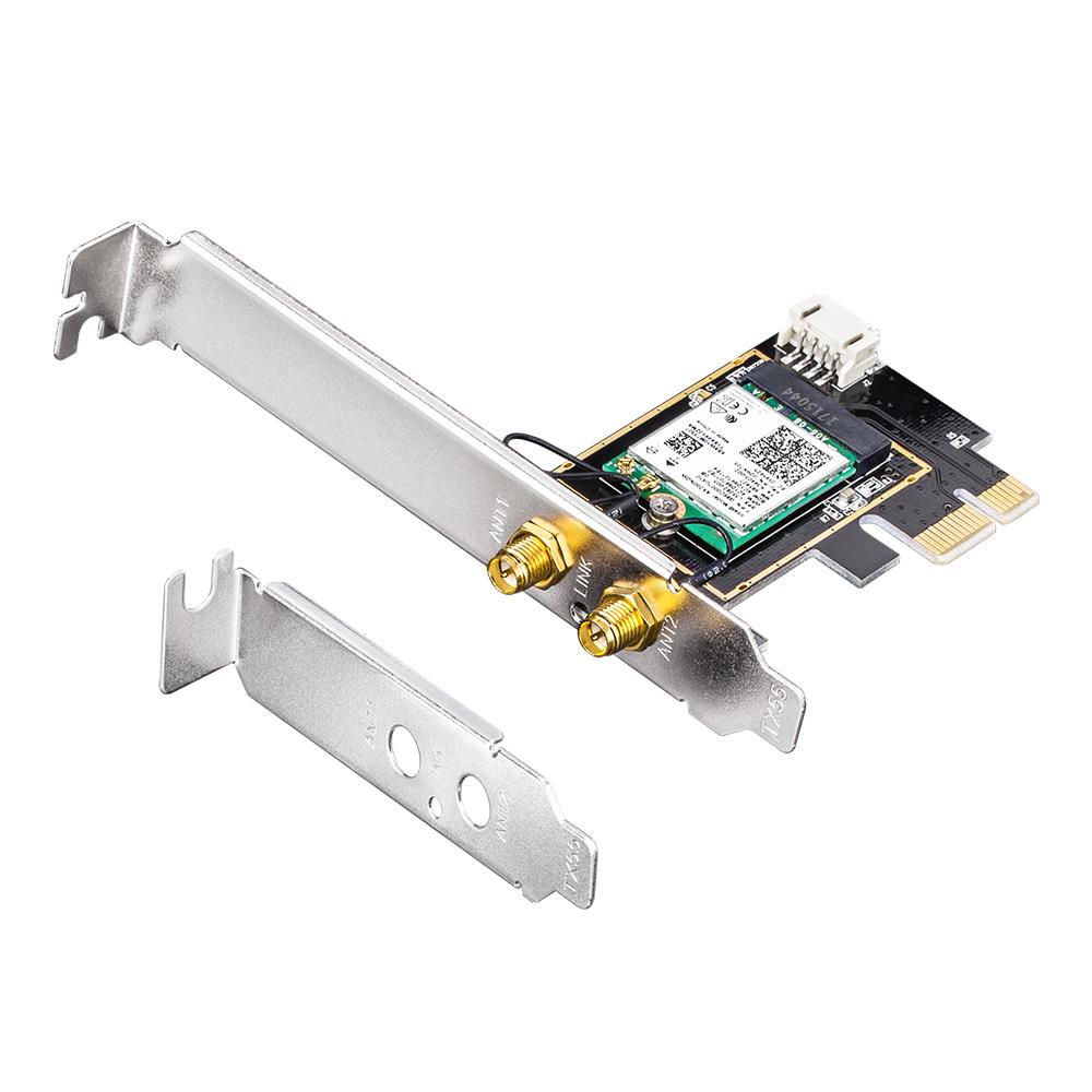 21648 CUDY WE3000 AX3000 DUAL BAND WIFI PCI-e ΚΑΡΤΑ ΔΙΚΤΥΟΥ, BLUETOOTH, WIFI6