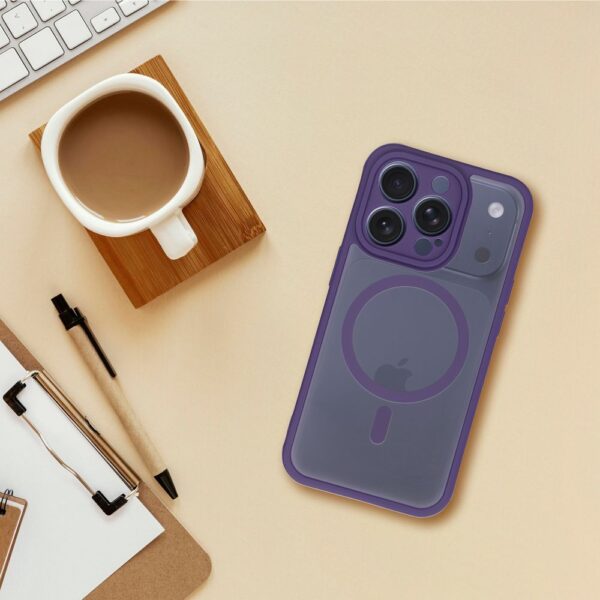 FULL MATTE MAG COVER case compatible with MagSafe for IPHONE 17 Air purple