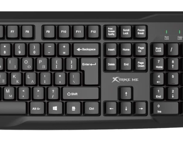 XTRIKE-ME OFFICE MK-207 ΕΝΣΥΡΜΑΤΟ ΣΕΤ ΠΛΗΚΤΡΟΛΟΓΙΟ/ΠΟΝΤΙΚΙ, GR