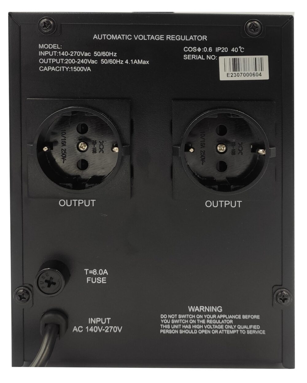 NG ΣΤΑΘΕΡΟΠΟΙΗΤΗΣ ΤΑΣΗΣ 2000VA