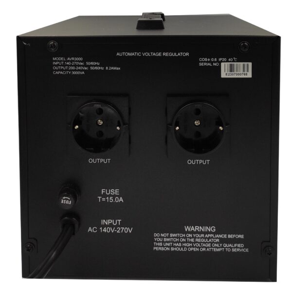 NG ΣΤΑΘΕΡΟΠΟΙΗΤΗΣ ΤΑΣΗΣ 3000VA