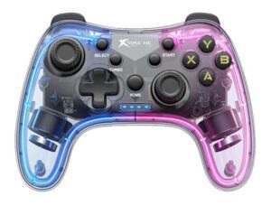 XTRIKE GP-52 GAMING PAD ΔΙΑΦΑΝΟ ΜΕ LED, PS4, SWITCH, IOS, ANDROID, PC