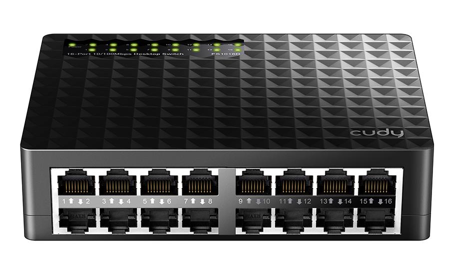 CUDY FS1016D 16-PORT 10/100 MBPS DESKTOP SWITCH