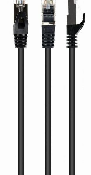 CABLEXPERT ΚΑΛΩΔΙΟ S/FTP CAT6A 0.5m, LSZH, ΜΑΥΡΟ