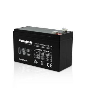 27255 NORTHBAT BATTERY 12V 9Ah (6.3 FASTON)