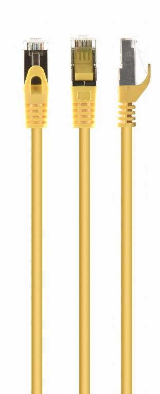 CABLEXPERT ΚΑΛΩΔΙΟ S/FTP CAT6A 0.25m, LSZH, ΚΙΤΡΙΝΟ