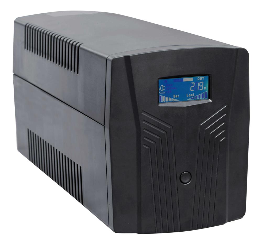 281 NG UPS 1200VA/720W ΜΕ AVR, LINE INTERACTIVE, 3 SCHUKO, 2x 12V7A, ΟΘΟΝΗ