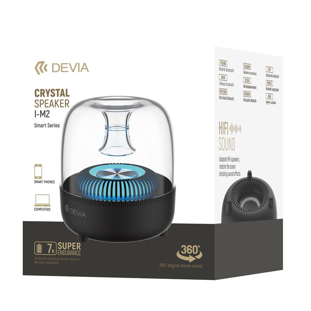Devia Bluetooth speaker Crystal I-M2 black
