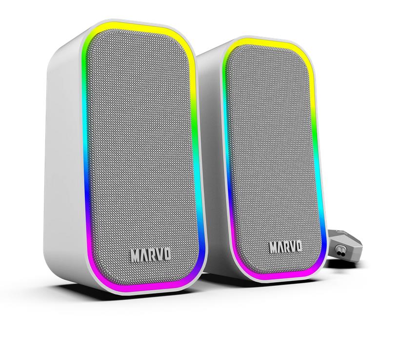 MARVO SG-285 GY HAVOC20 HXEIO, 2x3w, RGB, ΓΚΡΙ