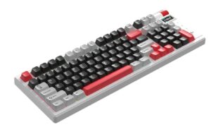 MONKA KG991W STORM ΑΣΥΡΜΑΤΟ ΜΗΧΑΝΙΚΟ ΠΛΗΚΤΡΟΛΟΓΙΟ, RGB, ΜΩΒ ΔΙΑΚΟΠΤΕΣ