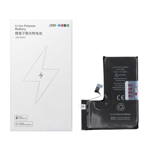 JCID Battery for iPhone 14 Pro 3400 mAh (high capacity)
