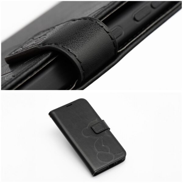 MEZZO Book case for IPHONE 16e (SE 4 2025) teddy bear black