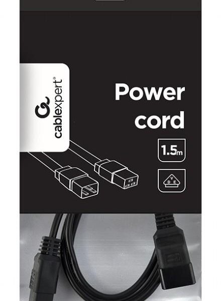CABLEXPERT ΚΑΛΩΔΙΟ ΤΡΟΦΟΔΟΣΙΑΣ C19 to C20, 1.5m