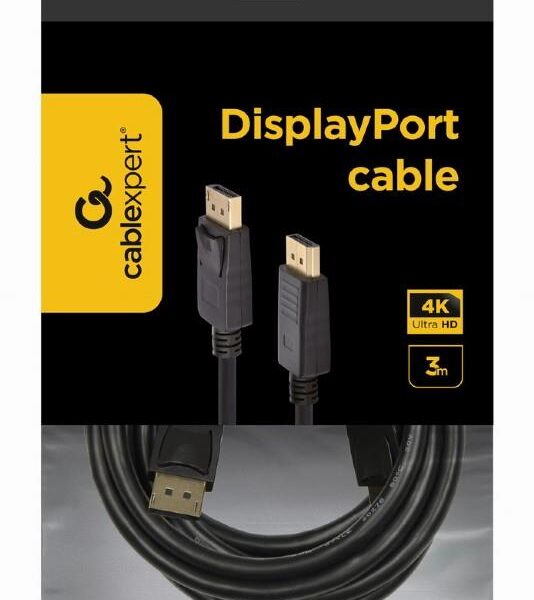 30106 CABLEXPERT ΚΑΛΩΔΙΟ DISPLAY PORT, 4K, MALE-MALE, 3m