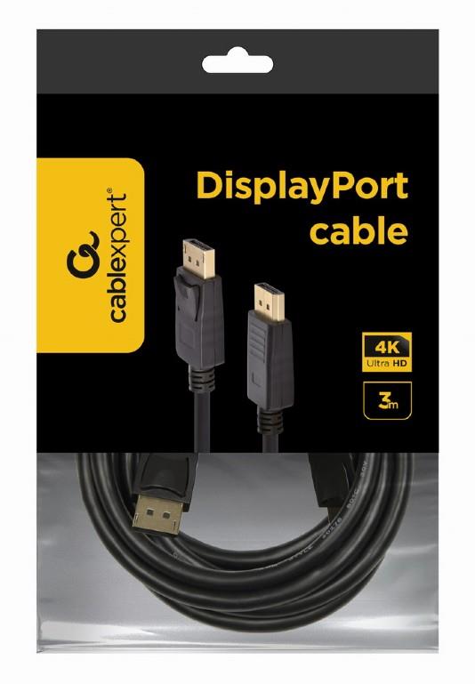 30106 CABLEXPERT ΚΑΛΩΔΙΟ DISPLAY PORT, 4K, MALE-MALE, 3m