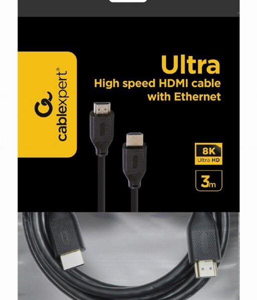 CABLEXPERT ΚΑΛΩΔΙΟ HDMI V2.1, 8K, MALE-MALE, 3M