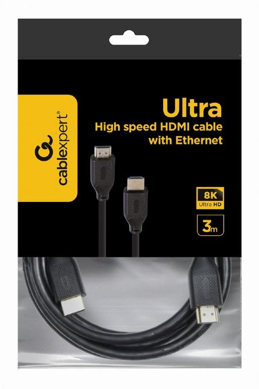 CABLEXPERT ΚΑΛΩΔΙΟ HDMI V2.1, 8K, MALE-MALE, 3M